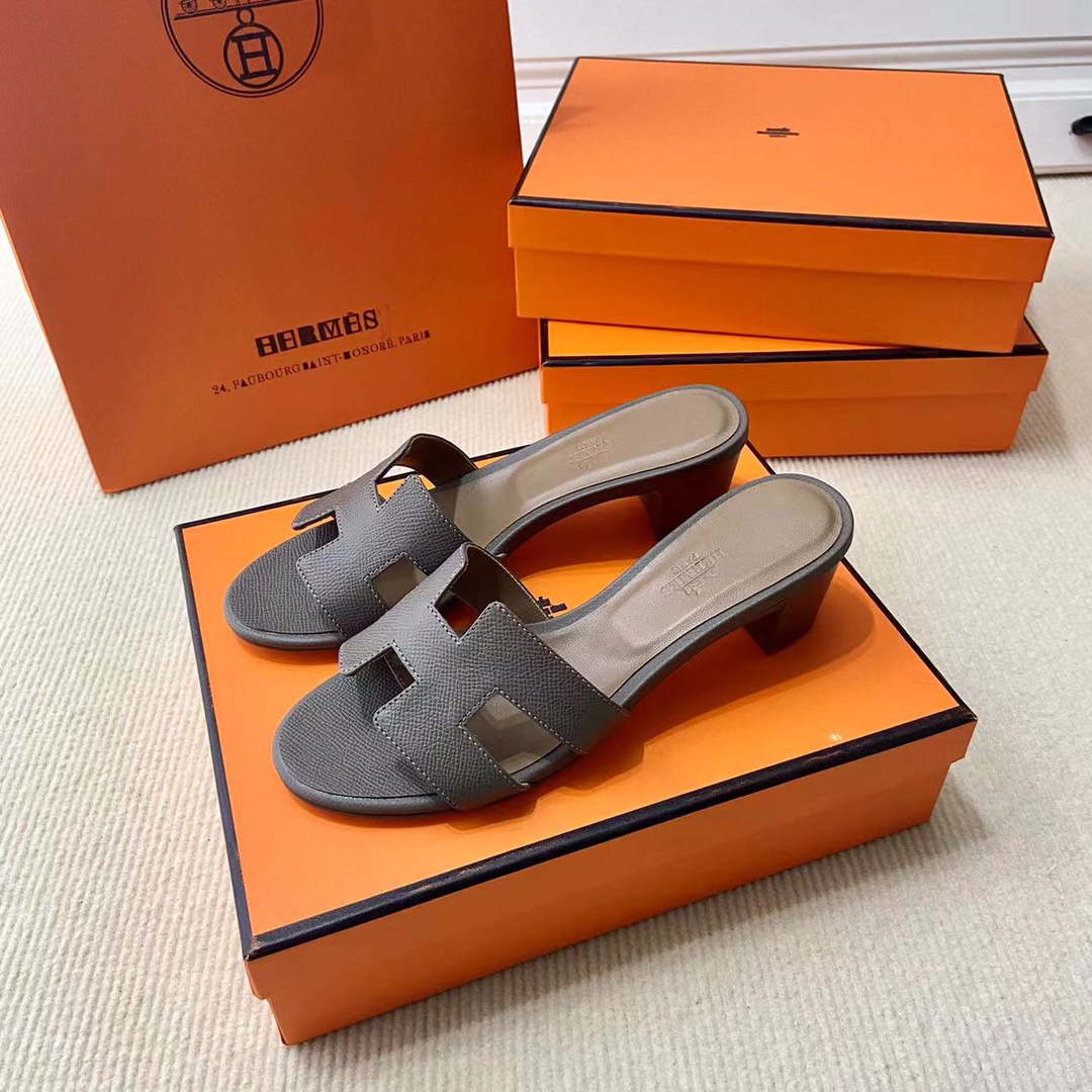 에르메스 올수공 오아시스 슬리퍼 샌들 앱송 37